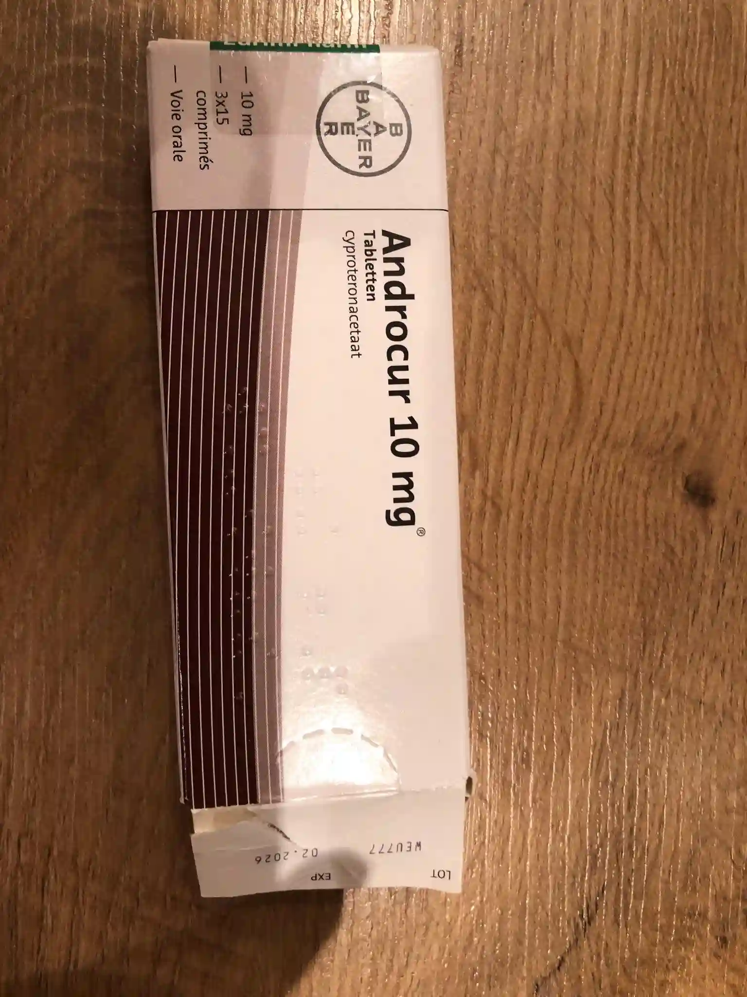An Androcur 10 package
